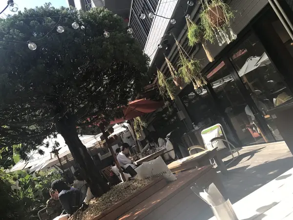 テラス席はこんな感じ☀️
