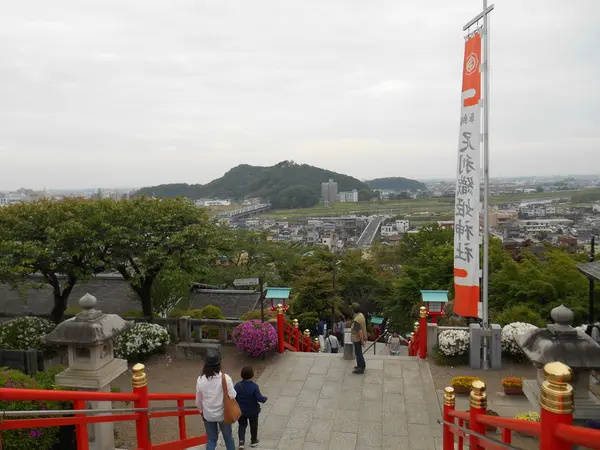 神社の上からの景色