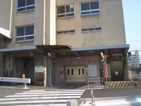 安治川隧道入り口付近