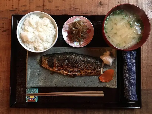鯖の塩焼き定食 ￥1,000