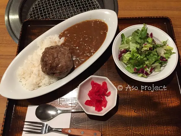 あか牛のハンバーグカレー