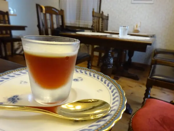 珍しい紅茶ゼリー！