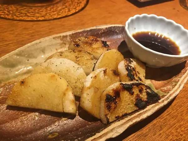 焼き 長芋 納豆醤油