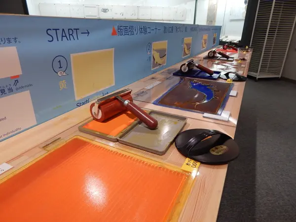 重ね摺り体験にチャレンジ✨