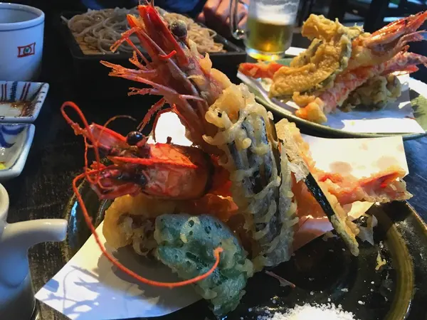 りっぱな海老の天せいろ🦐🦐