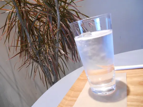 水のような梅ソーダ