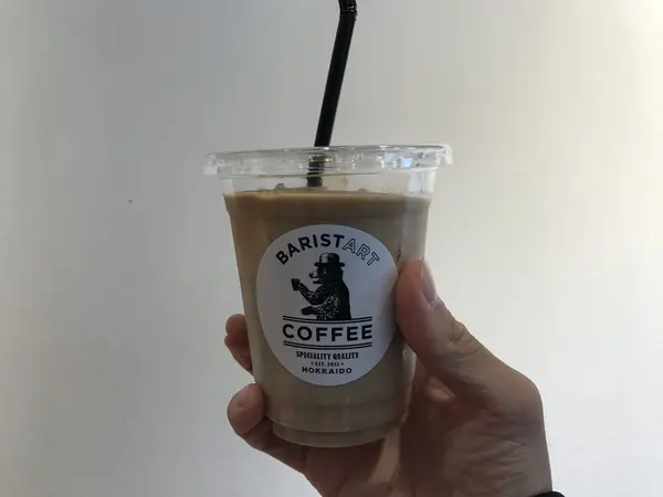 函館ミルクのラテ