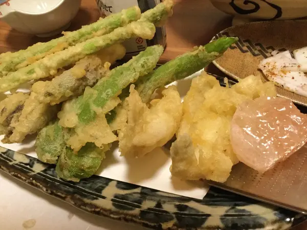 天ぷらの盛り合わせ