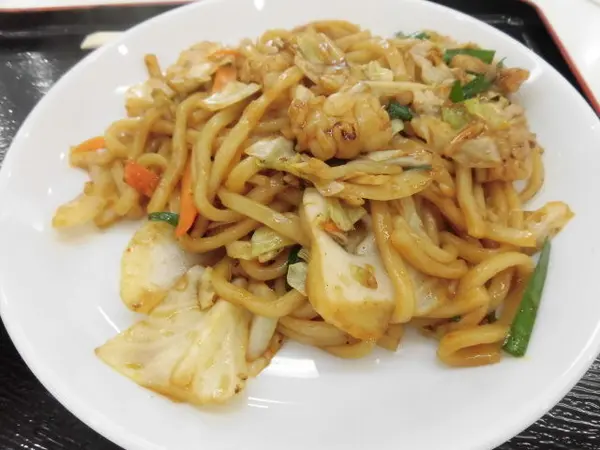 ホルモン焼うどん