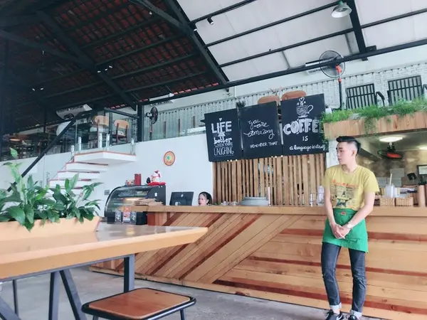 開放感がある(室内ですが外みたいな気温です。)