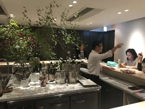 四角いカウンター