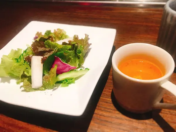 サラダとスープ