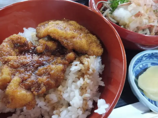 ソースかつ丼とおろし蕎麦のセット