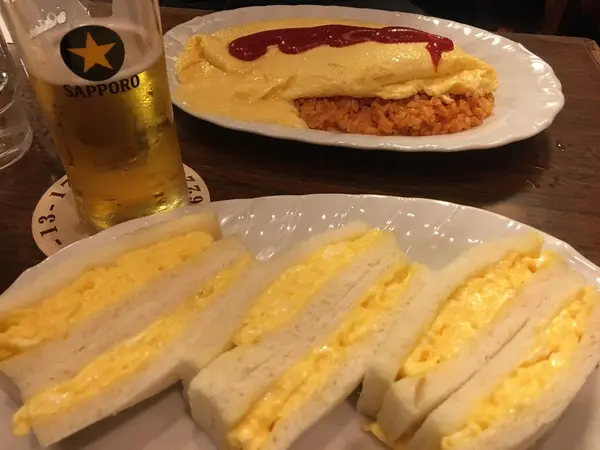 オムレツサンドもあります🍳