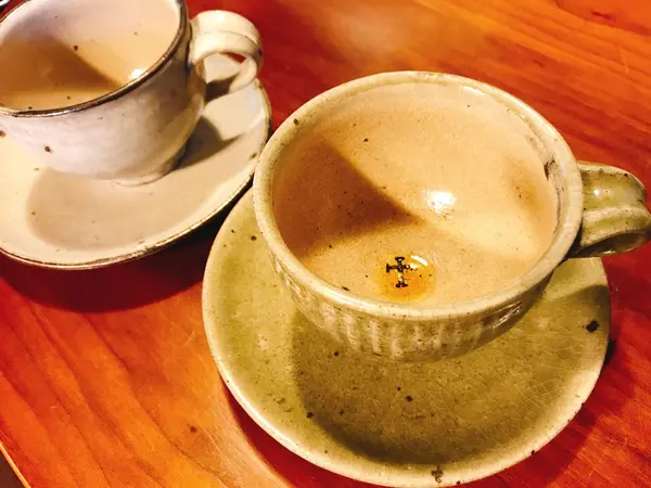 コーヒーを飲み干すと・・・