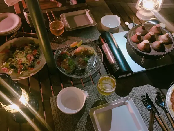 事前予約でテラスBBQもオーダーできます♪