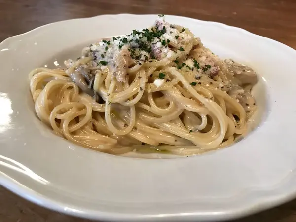 ポルチーニ茸のクリームパスタ🍝