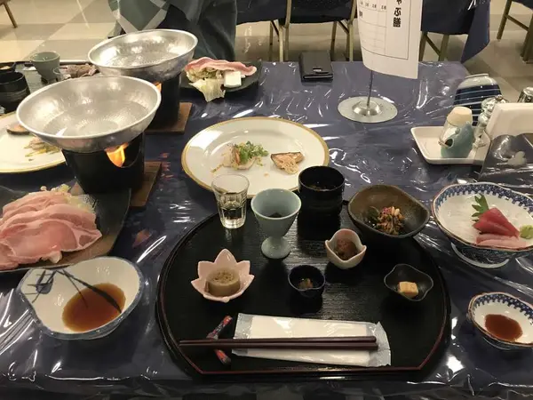 夕食は三元豚のしゃぶしゃぶ