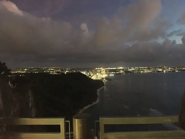 日が沈んでからの夜景も✨