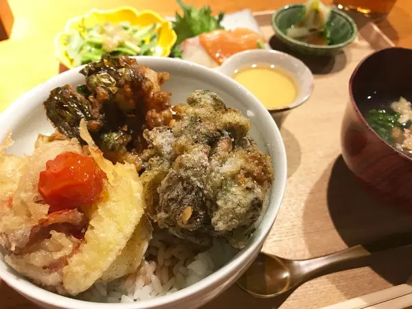 季節のぜいたくかき揚げ御膳