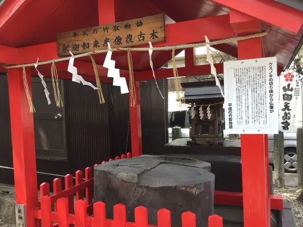 仏像の出た古木