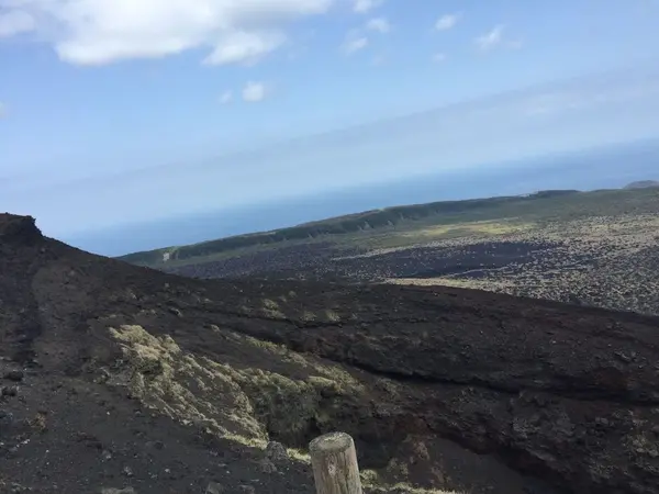 裏砂漠から三原山温泉へ下山