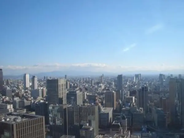 地上３３階から眺める景色