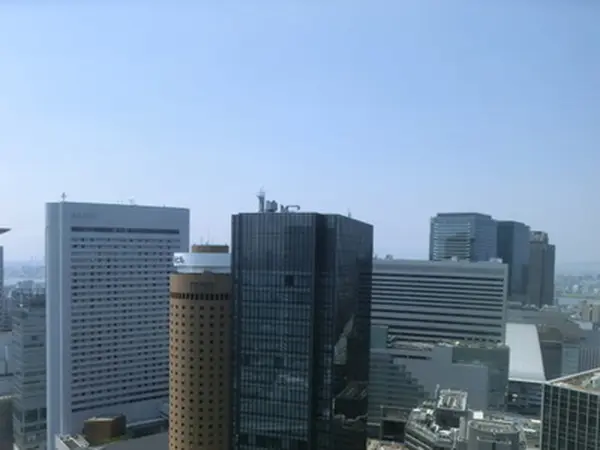 大阪平野を一望