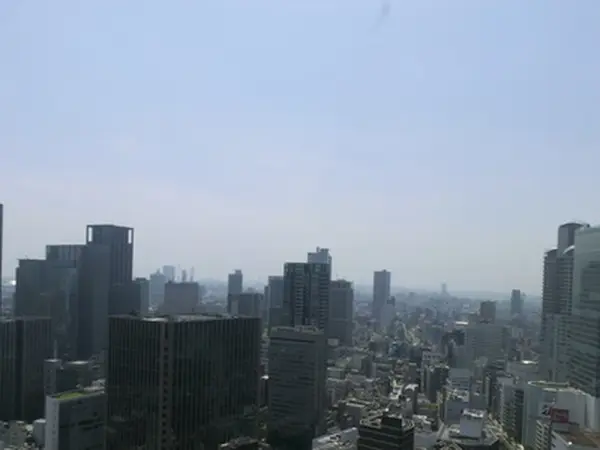 大阪平野を一望