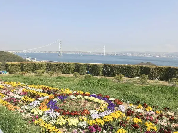 明石海峡を一望