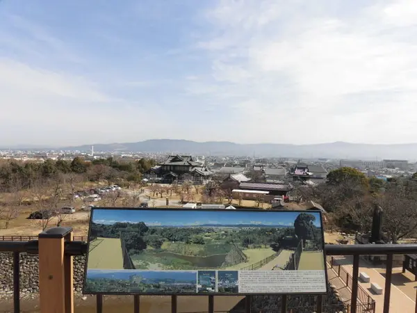 郡山城址からの眺望