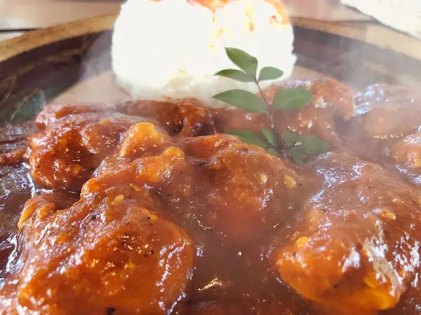 チキンのブラウンソース！