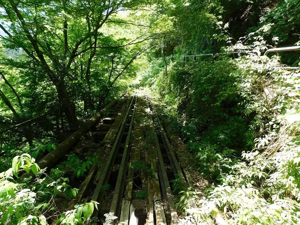 トロッコ軌道跡