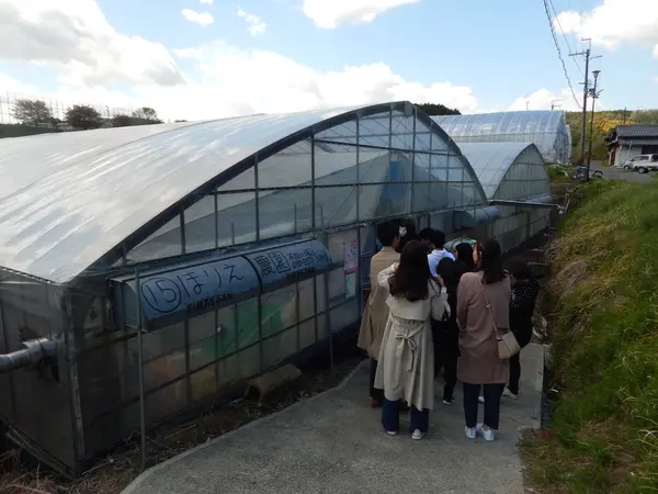 堀江農園さんにお世話になりました