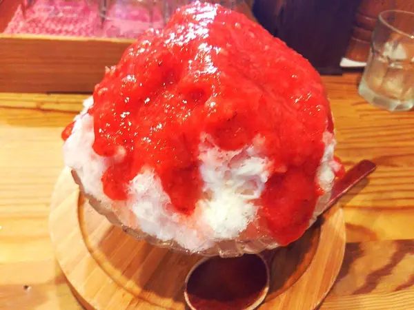 いちごのかき氷