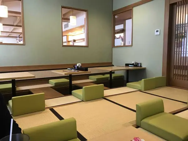 食堂喫煙席です。