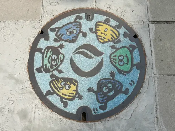 はまぐりのマンホール
