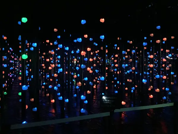 光る石のボルダリング🔵