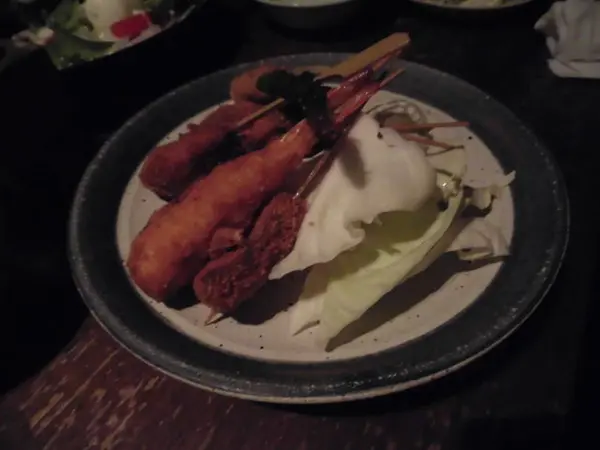 串カツ盛り合わせ