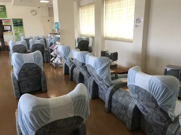 3階、館内着着用休憩スペース。