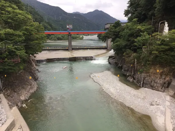 山側の景色