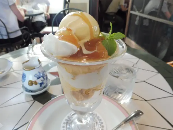 プリンのパフェ