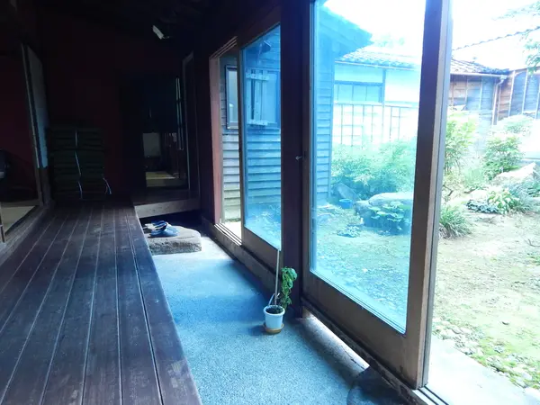 中庭が望めます
