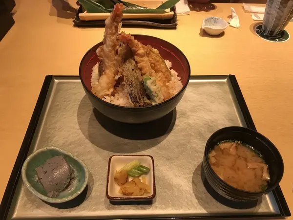 天丼大盛りいっちゃいましたw