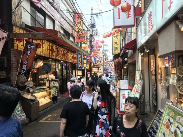 市場通りです。