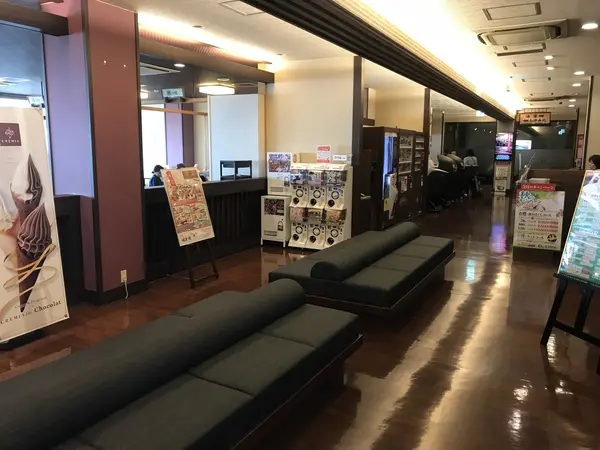 リゾート感を感じる館内