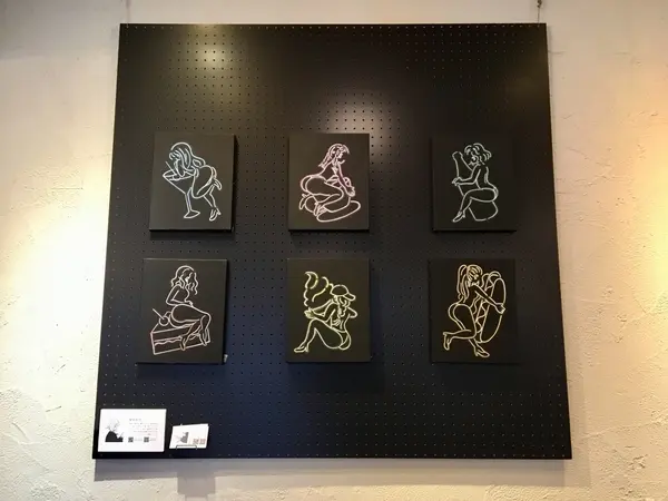 お洒落な展示作品