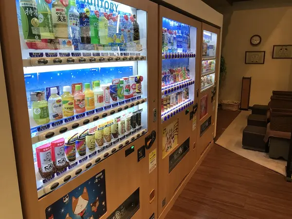自販機も揃ってます。