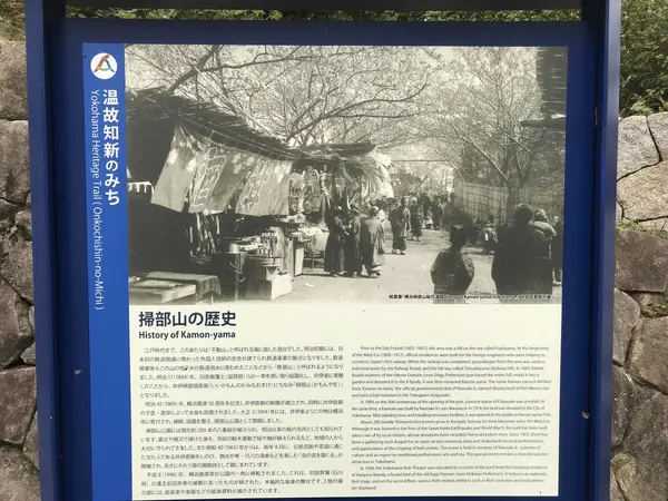 公園は桜の名所。