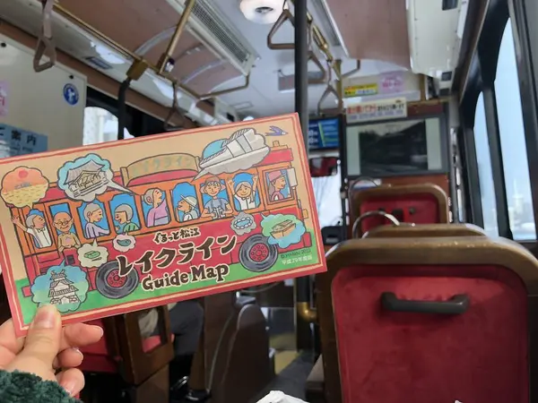 レイクラインバス車内